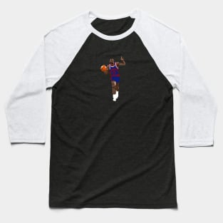 Isiah Thomas Pixel Dribble Baseball T-Shirt